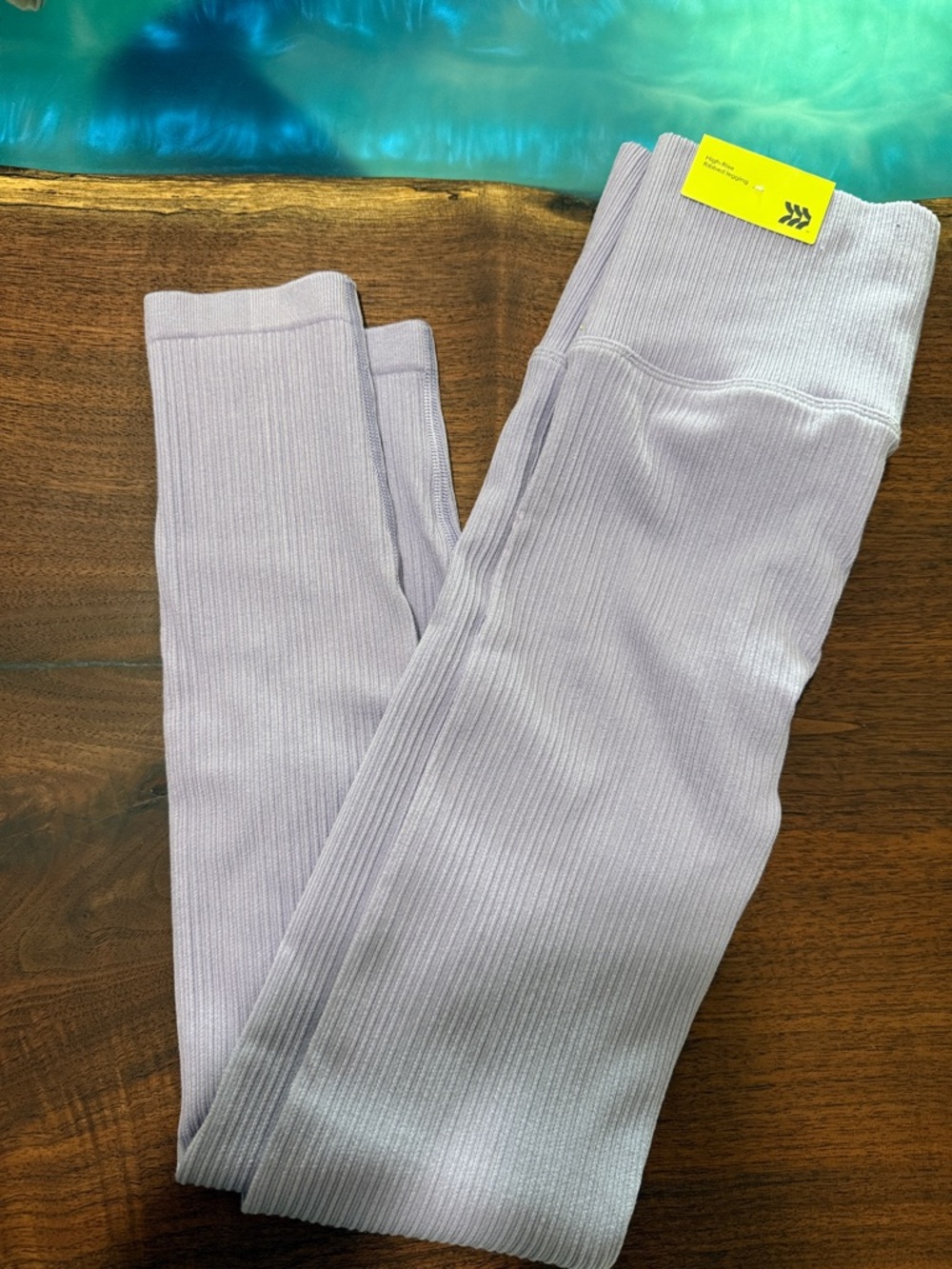 all in motion Lavender Ribbed Leggings
